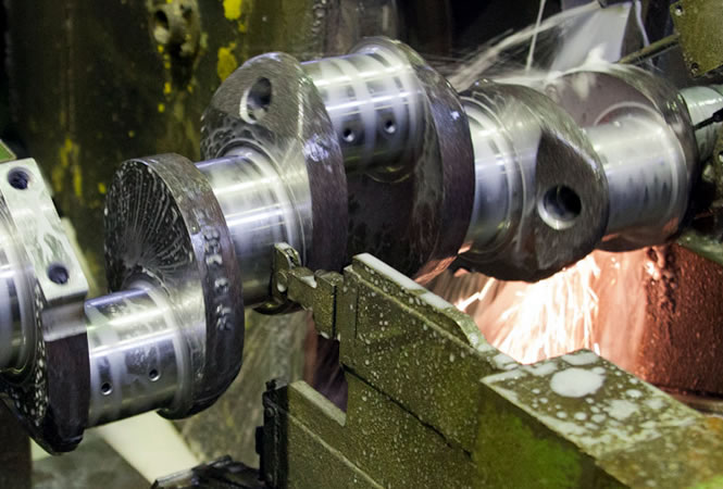 Восстановление коленчатых валов напылением