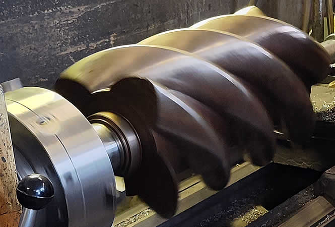 Восстановление валов винтовых компрессоров