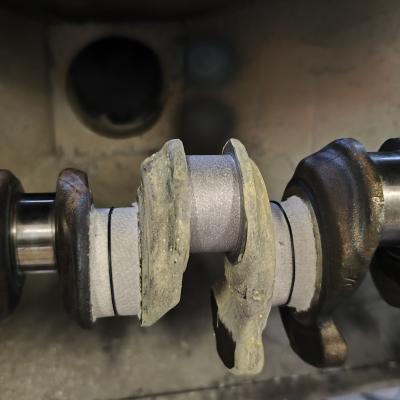 Коленвал подготовленный к восстановлению